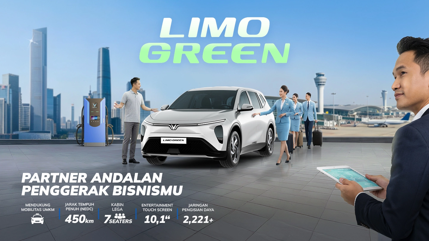 Armada VinFast Limo Green untuk fleet corporate — kalkulasi penghematan CO₂ dan pelaporan ESG Indonesia